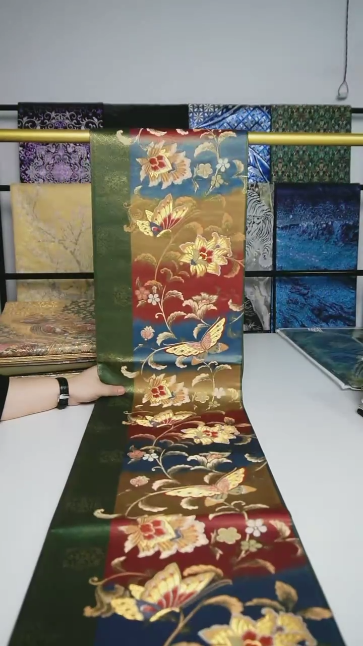 【闪购商品】织绣织锦97蝴蝶唐草花