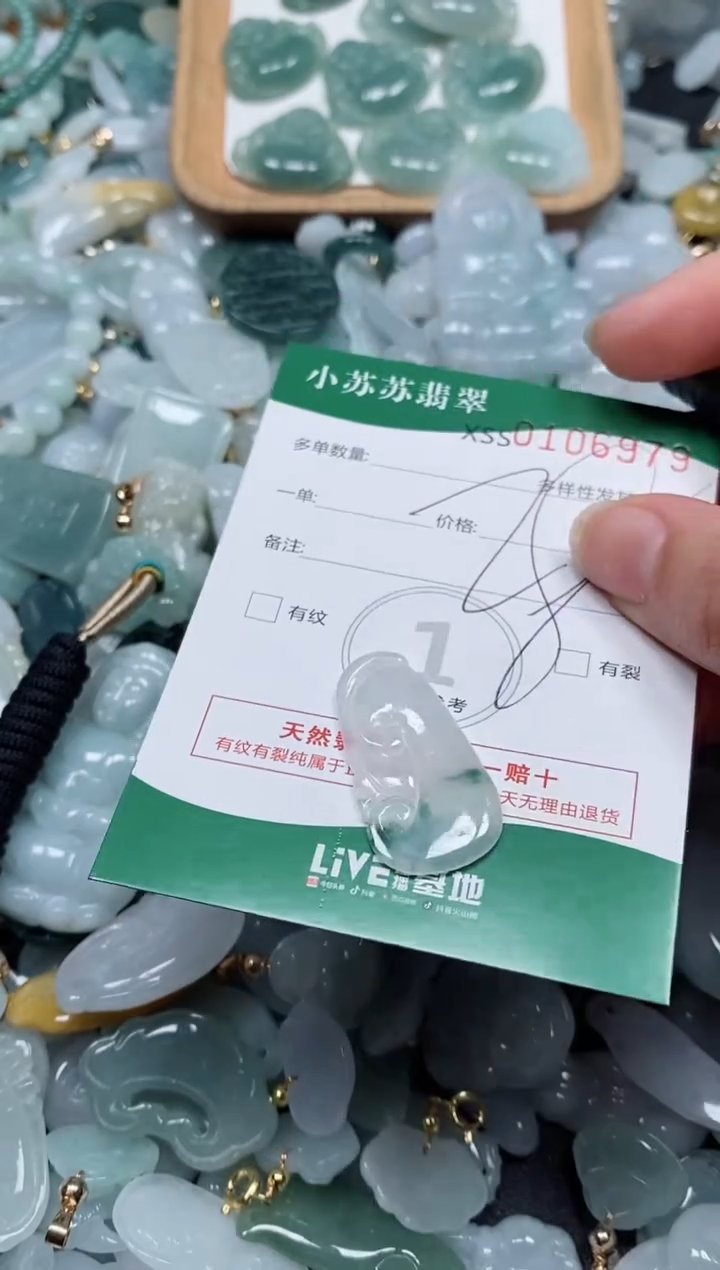 【闪购商品】翡翠颈饰未镶嵌闪购商品0106979