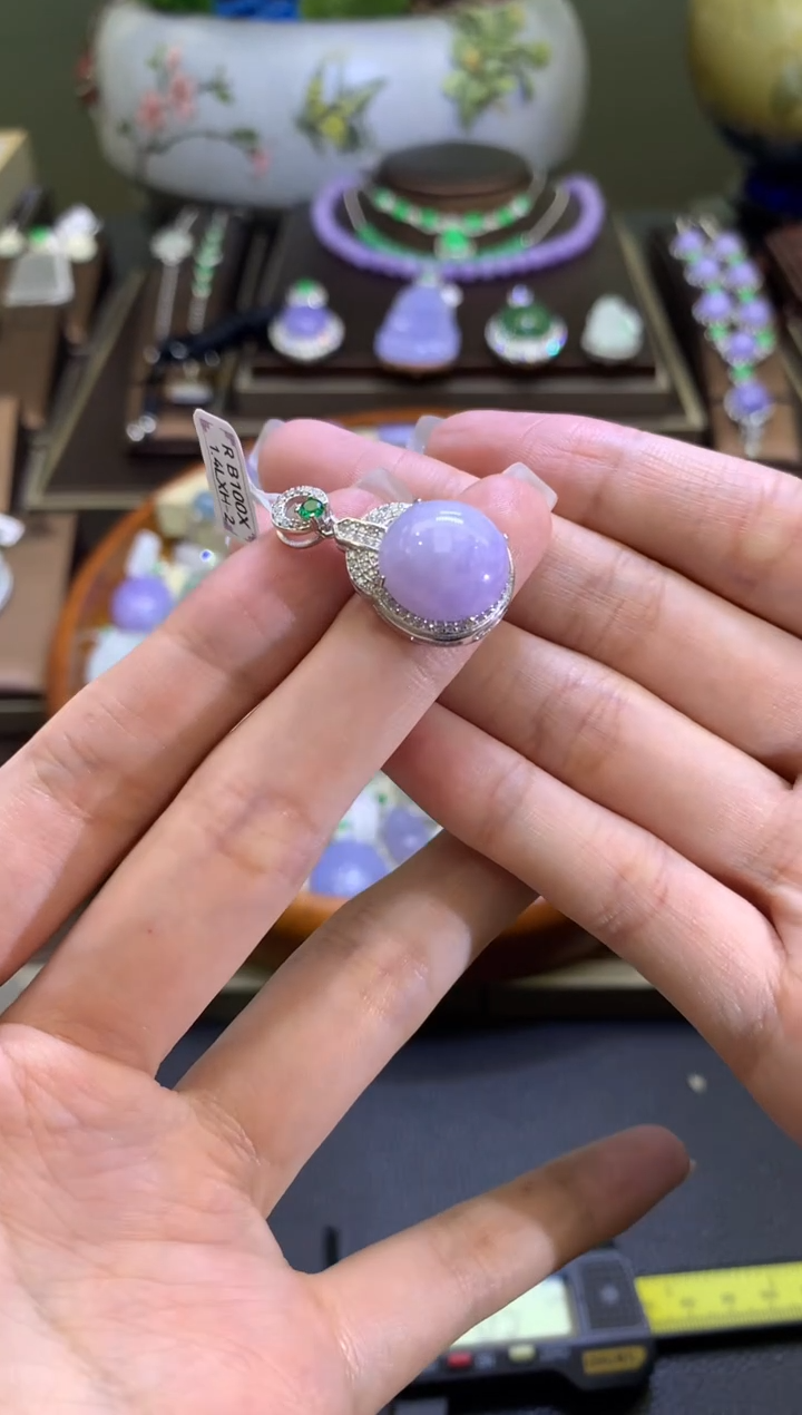 【闪购商品】翡翠颈饰银S925镶嵌11111111