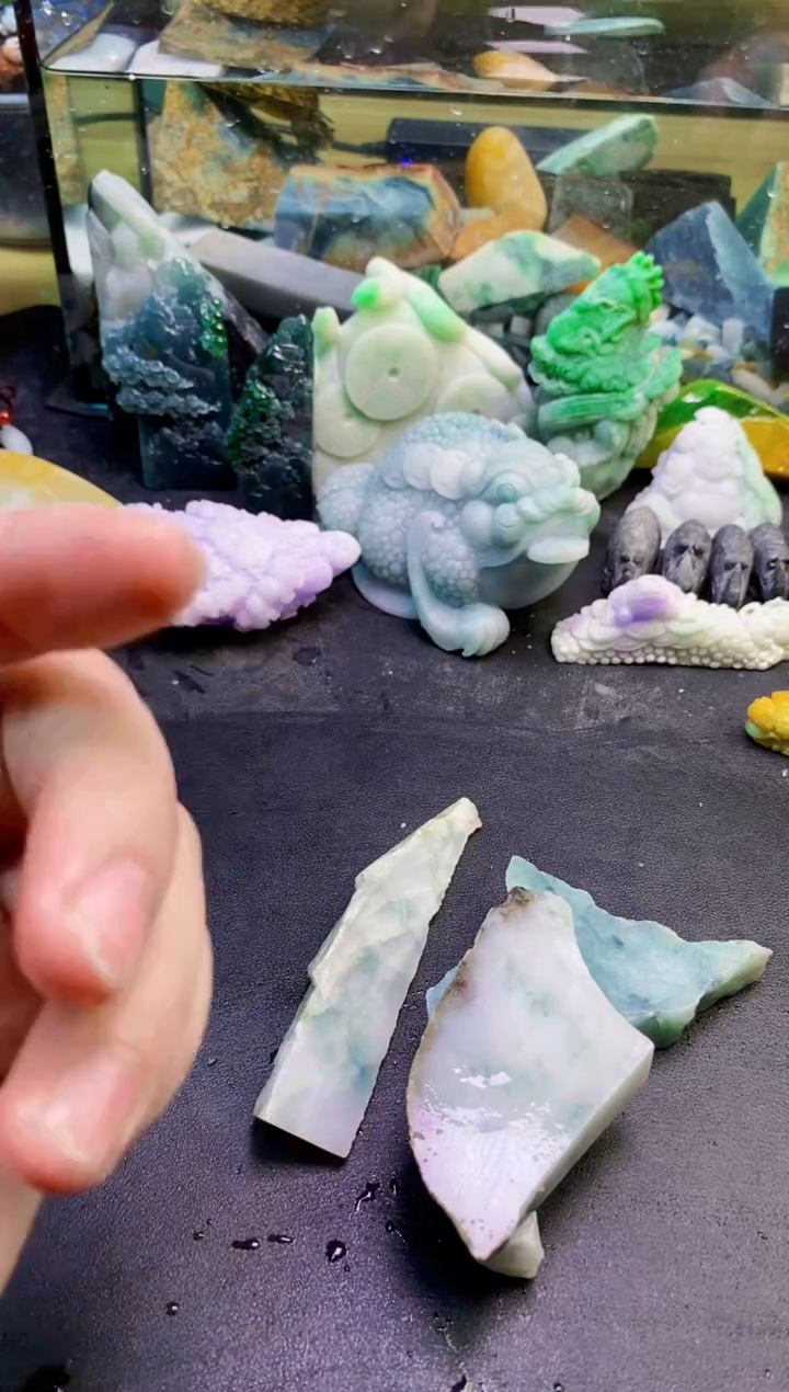 翡翠挂件未镶嵌天然翡翠087