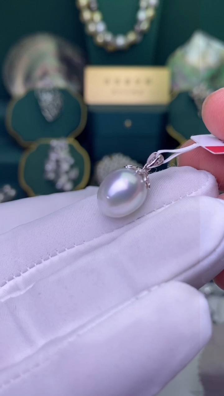 【闪购商品】海水珍珠颈饰银S925镶嵌10-11