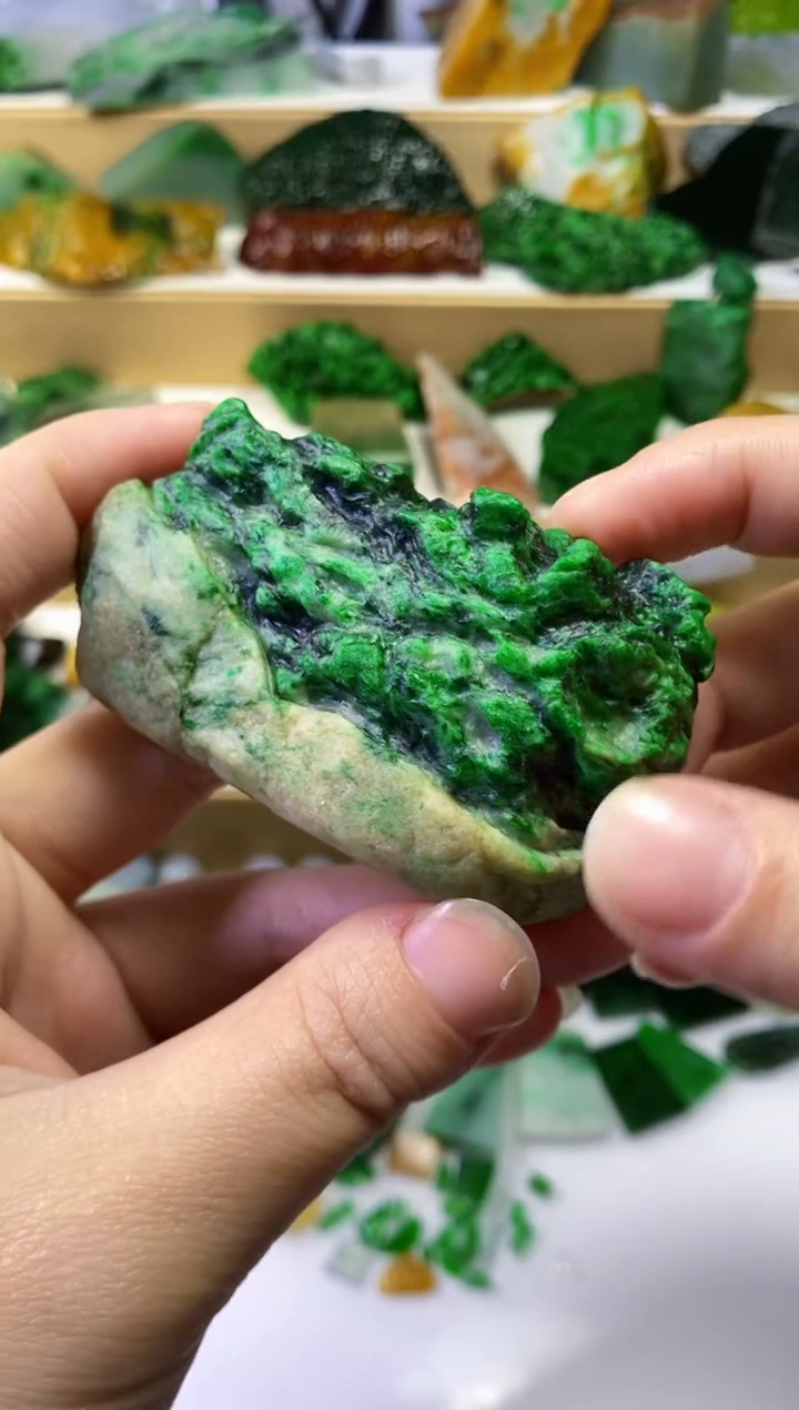 颈饰未镶嵌翡翠日*035天然翡翠