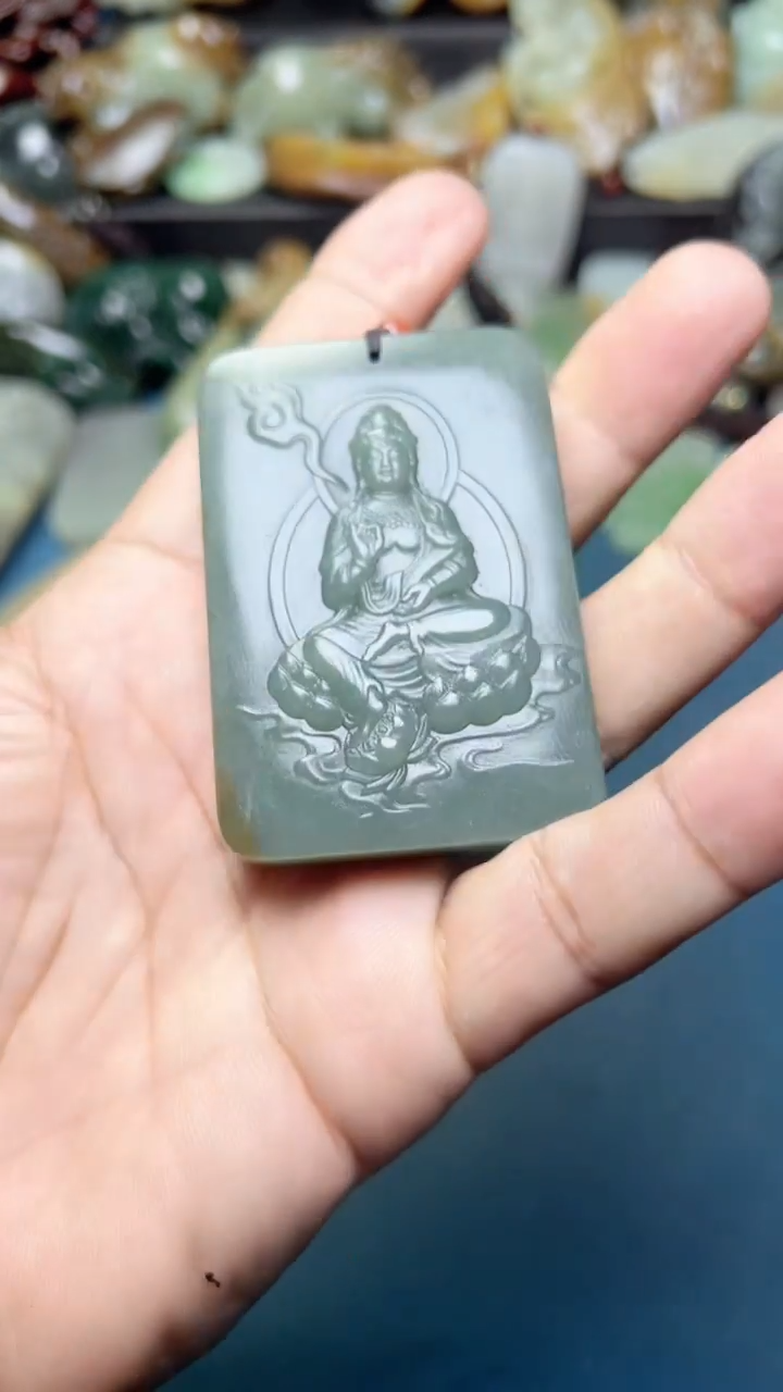 未镶嵌和田玉挂件-