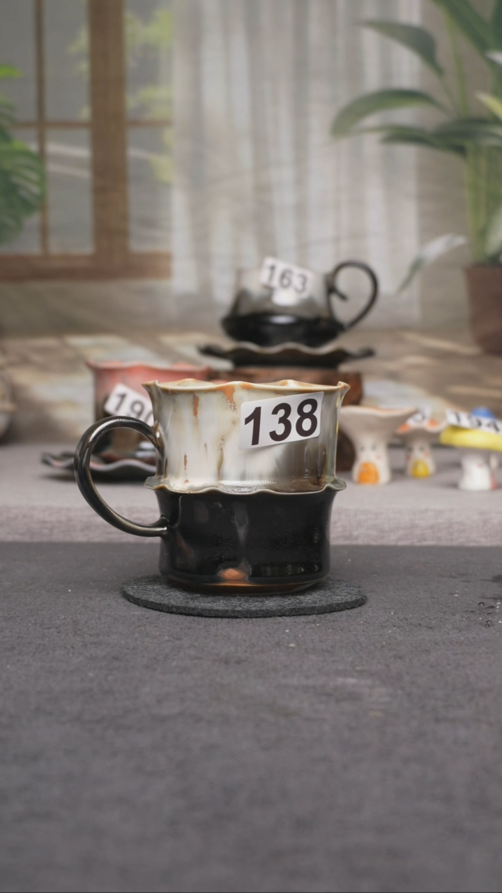 杯子瓷138景德镇手工手创杯子 