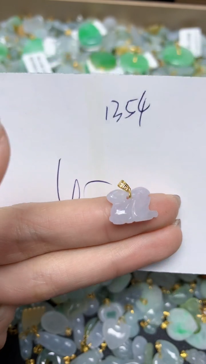 【闪购商品】翡翠颈饰18K金镶嵌 天然翡翠A货