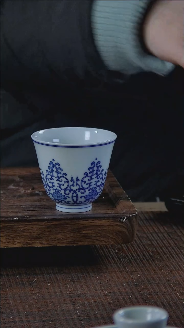 【闪购商品】折葵非器手工手绘双勾线杯