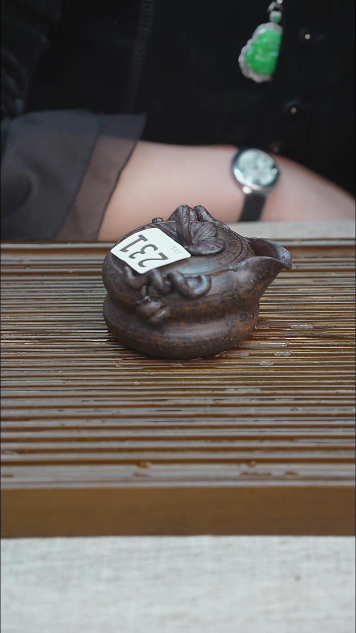 夕**兀纯手工粗陶茶具每一只不一样