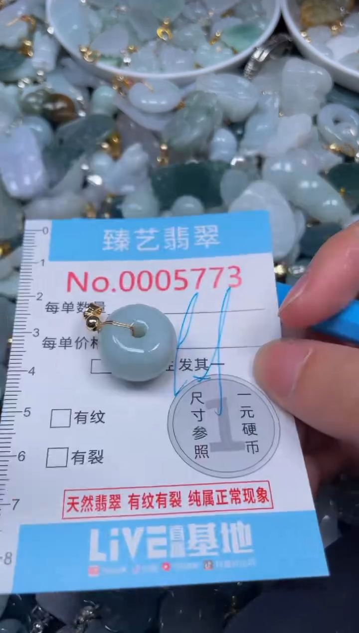 颈饰未镶嵌翡翠5773