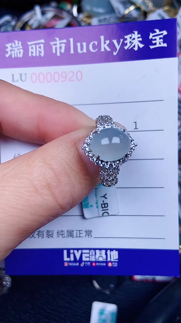 颈饰银S925镶嵌翡翠0920