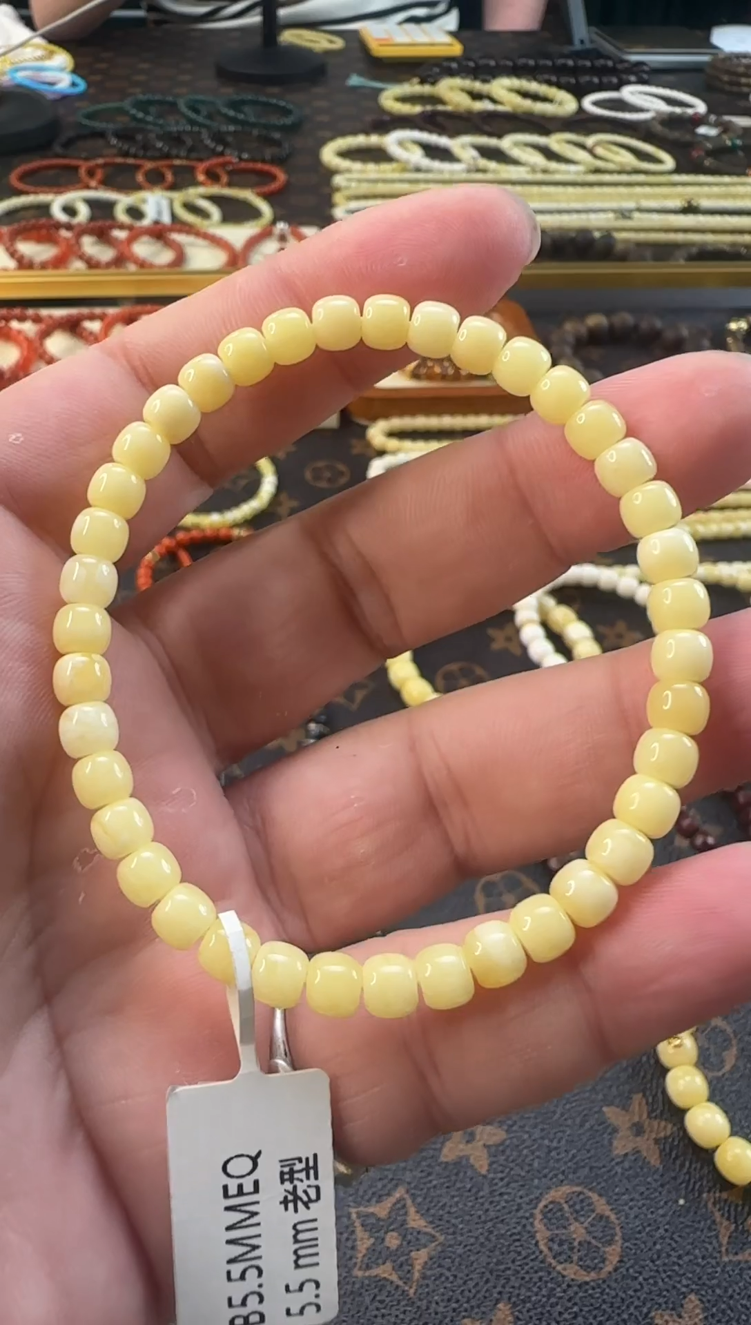 手串蜜蜡未镶嵌5.5mm精工老型