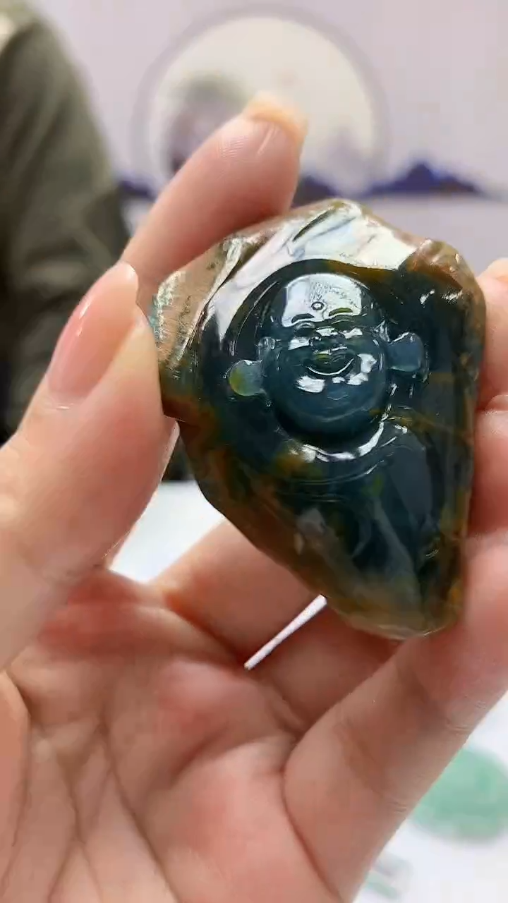 【闪购商品】定制翡翠未镶嵌5152ms-毛货136佛公