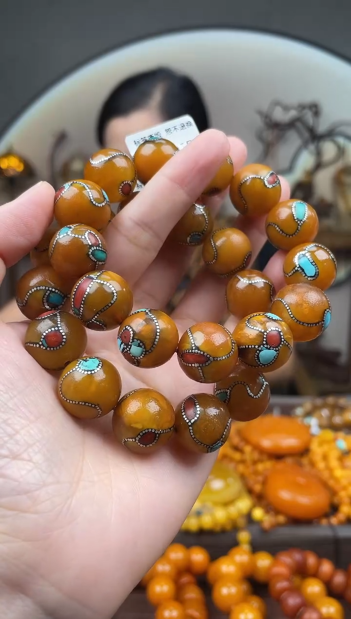 裸石琥珀未镶嵌首饰 假1赔4（多样性发货1件（微瑕