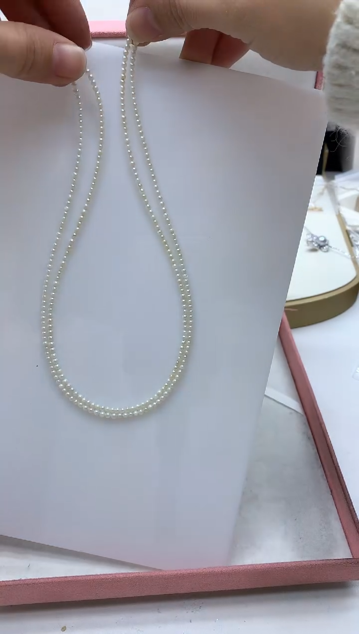 颈饰未镶嵌海水珍珠2-3mm多样性发其一