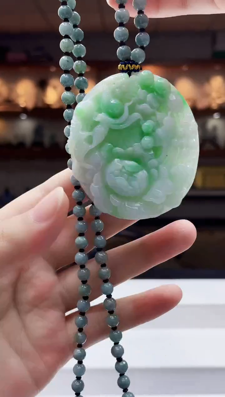 未镶嵌定制翡翠吊坠77