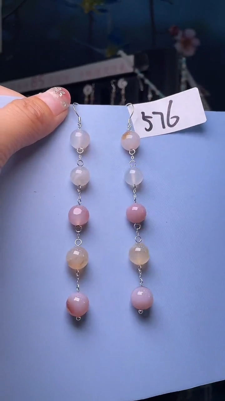 未镶嵌耳饰玛瑙/玉髓喜欢拍