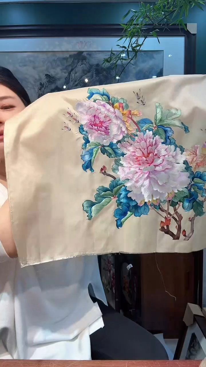 横款石*非遗苏绣手工