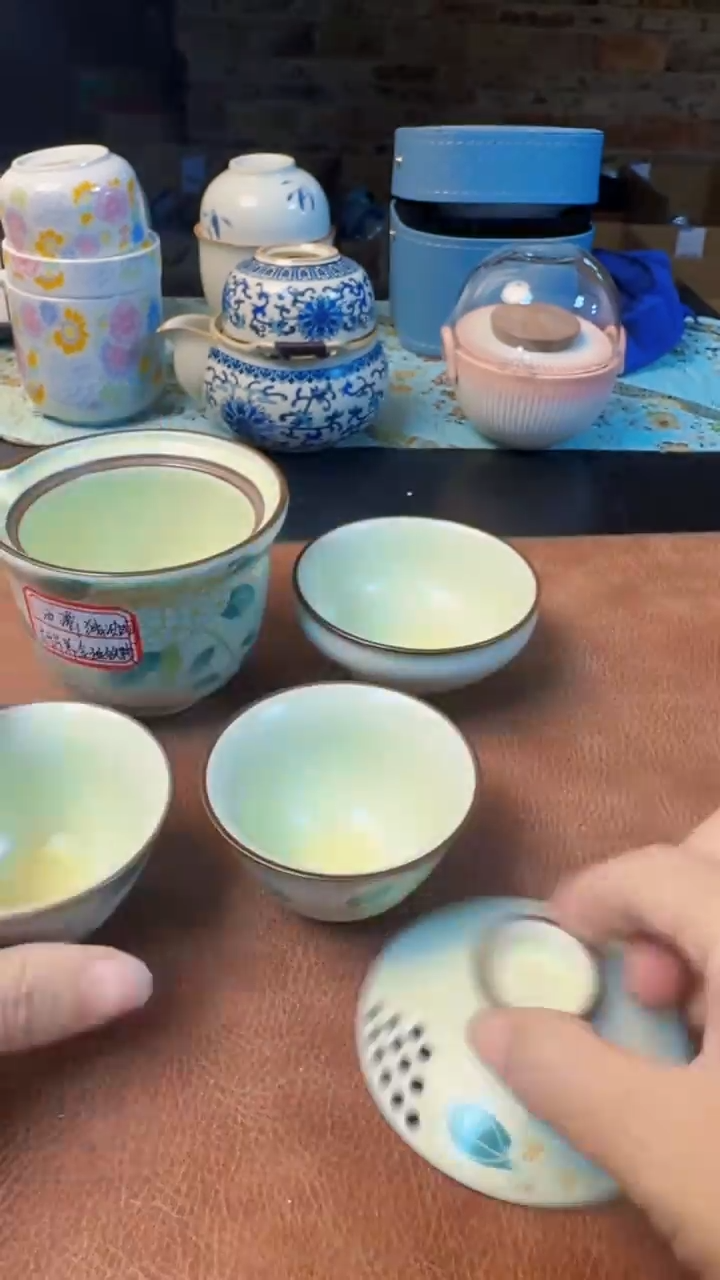 【闪购商品】杯德化白瓷，快客茶具