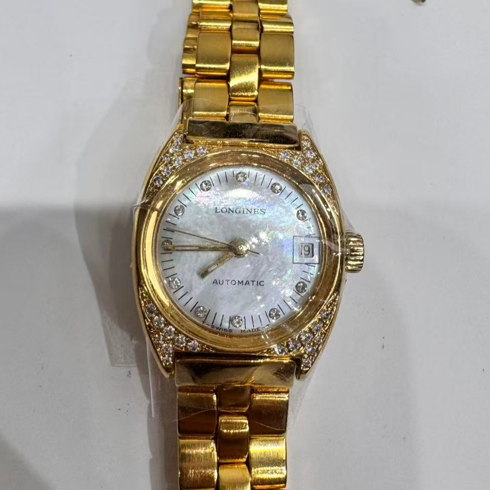 95新 Longines/浪琴 自动机械表盘22腕16/256109305