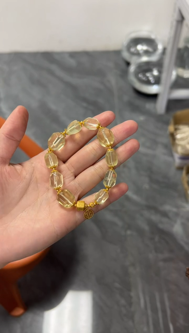 银S925镶嵌手链水晶水晶银配件手串[多样发其一]