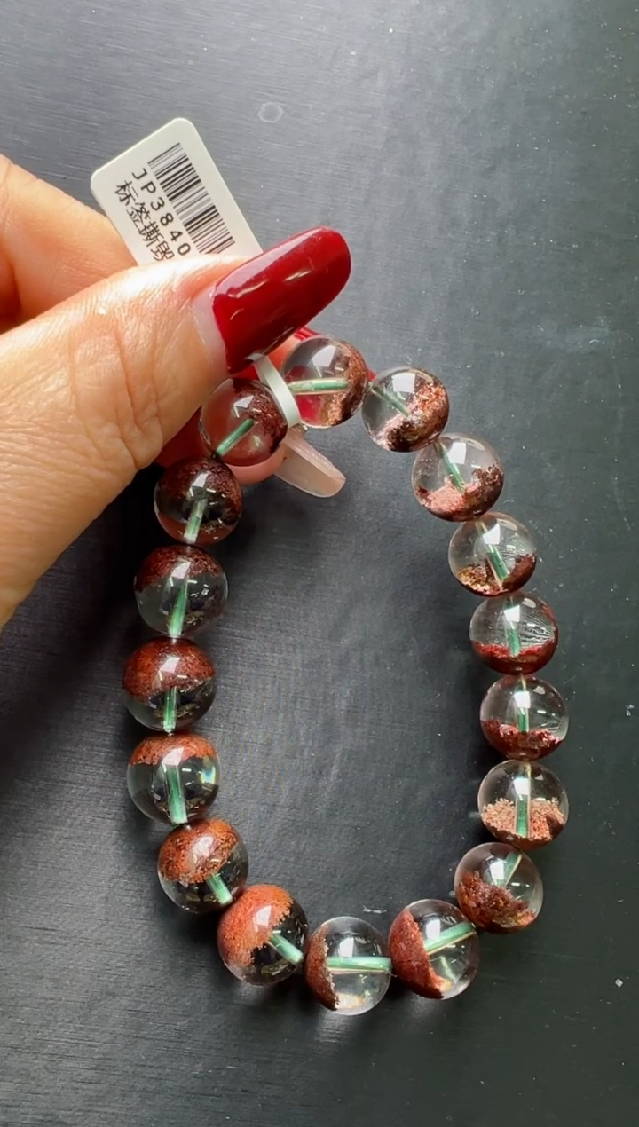 【闪购商品】水晶手串未镶嵌红幽灵手串12m+ JP38408