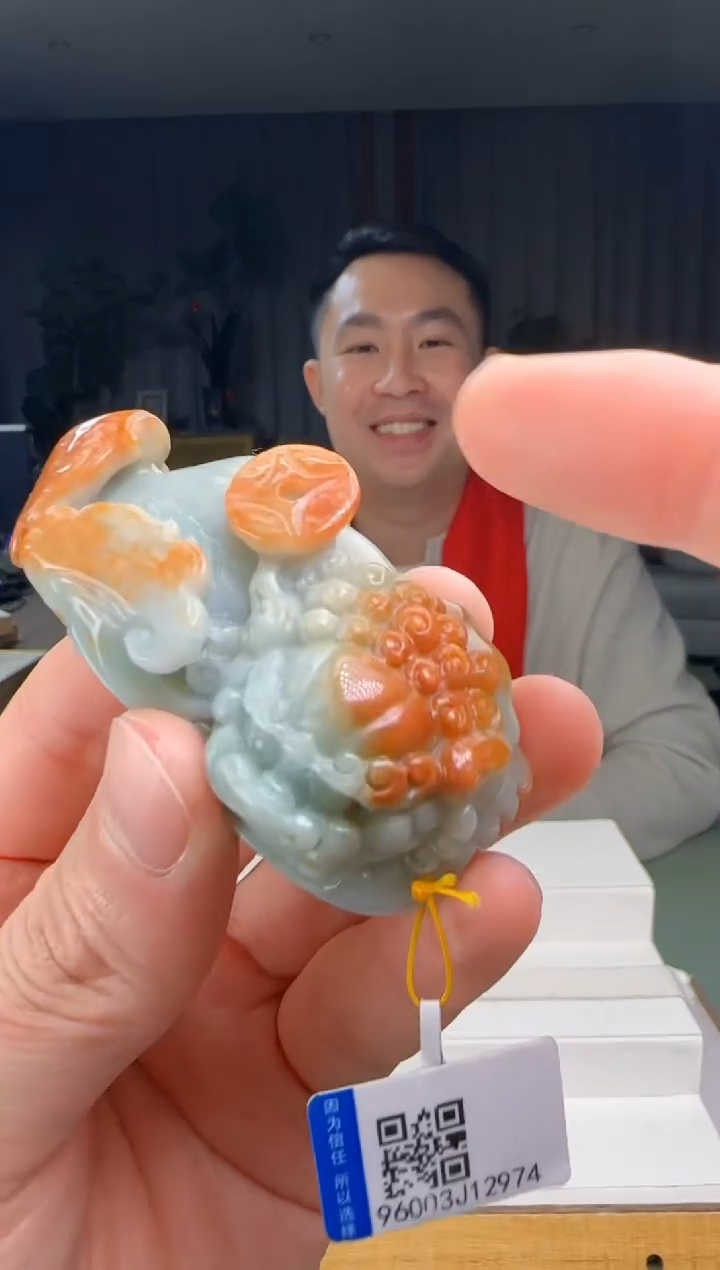 【闪购商品】翡翠摆件未镶嵌DY@@960Q3J12974