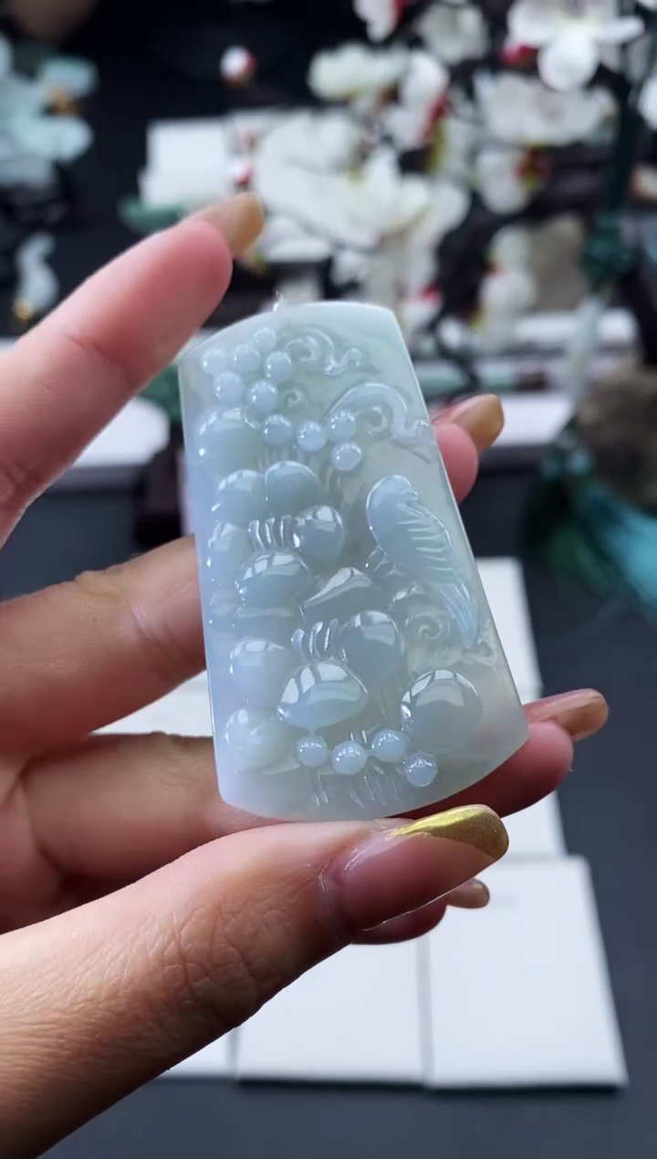 【闪购商品】翡翠吊坠(不含链)未镶嵌天然缅甸翡翠A货