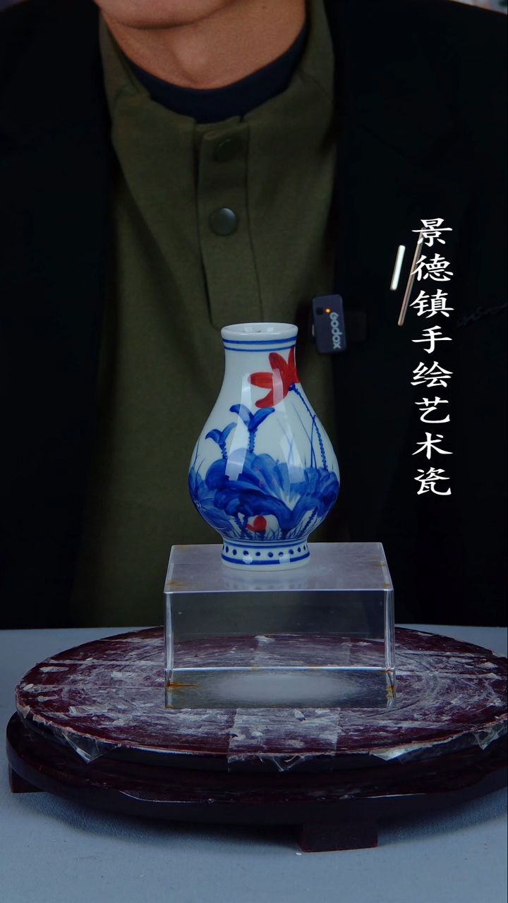 摆件陶瓷景德镇手工手绘陶瓷摆件4