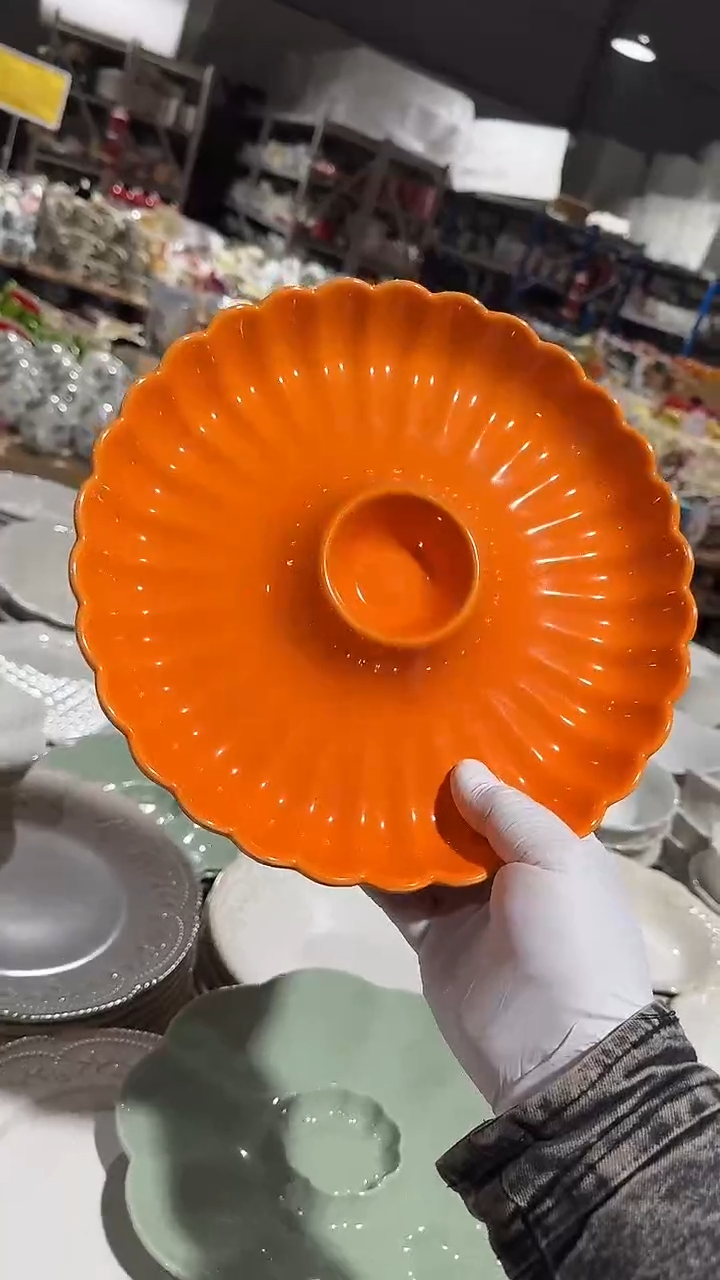 陶瓷饺子盘微瑕 凑满20元包邮