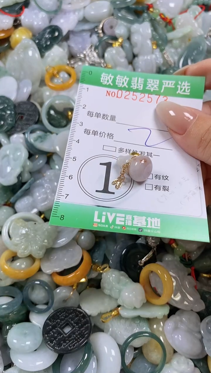 翡翠未镶嵌颈饰闪购0252573