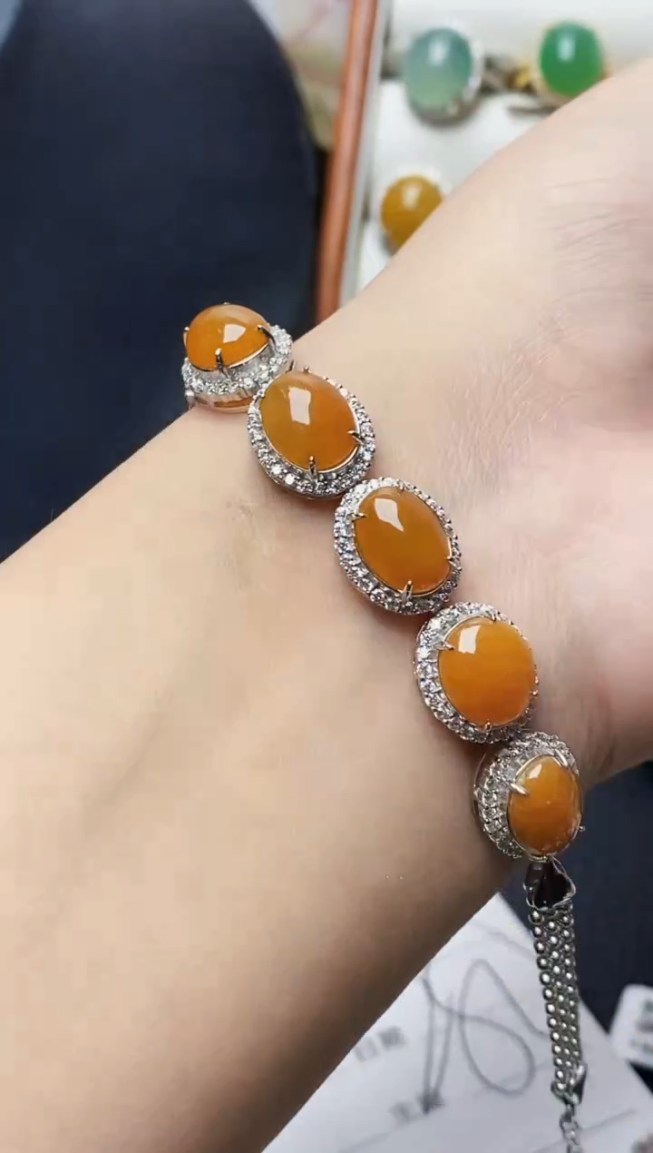银S925镶嵌戒指翡翠5141
