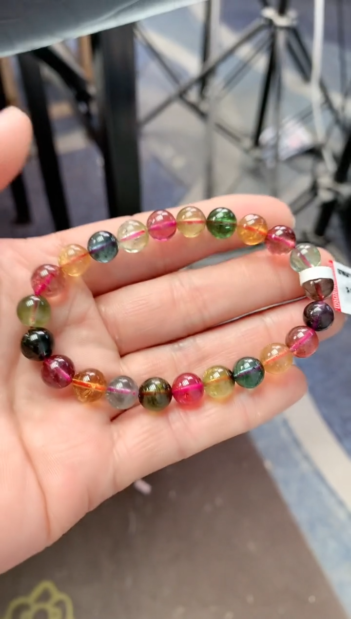 【闪购商品】碧玺手链未镶嵌多样性发一条