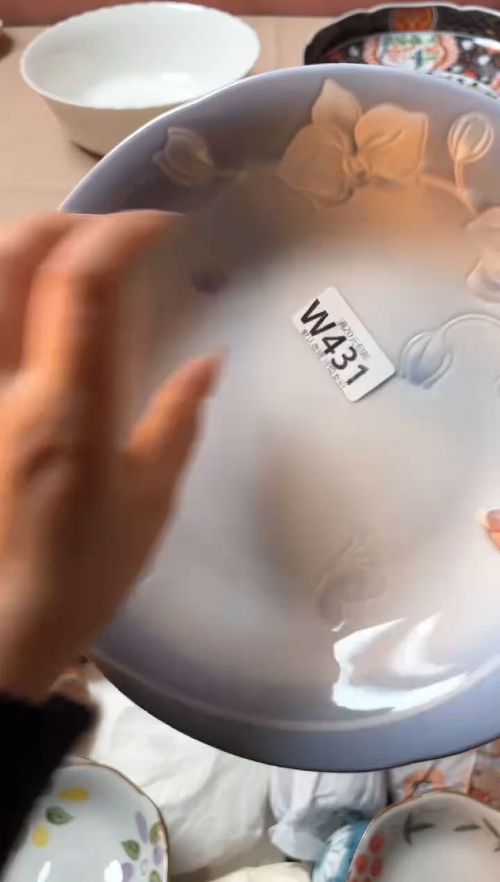 瓷片白*瓷器瓷器W431