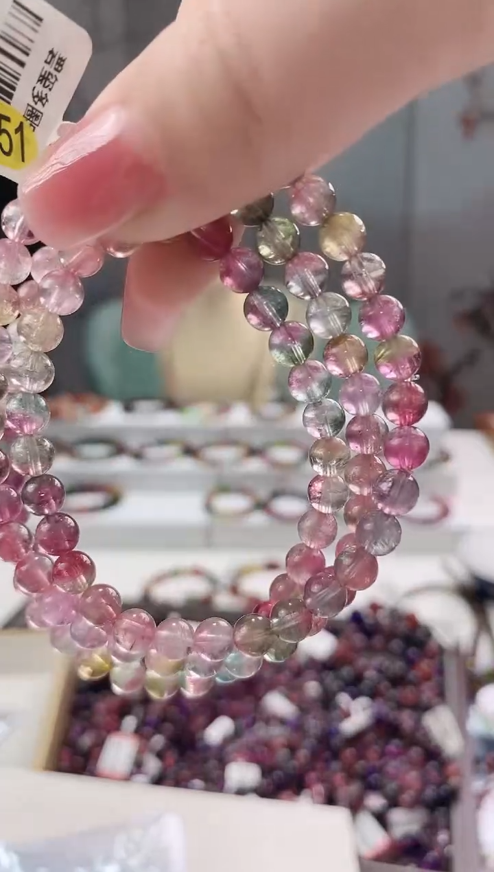 【闪购商品】碧玺碧玺多圈未镶嵌5.5*+多人多样性发货发其一