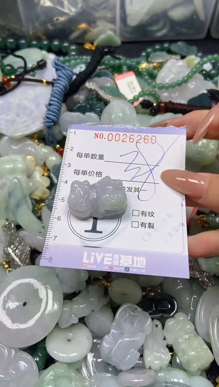 【闪购商品】翡翠颈饰未镶嵌闪购0026260