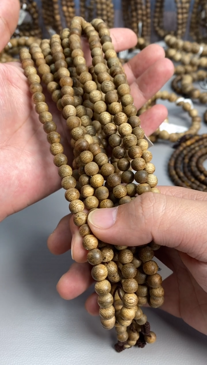 沉香手串文莱圆珠长串0.7多样性发其一