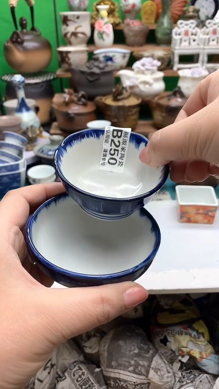 【闪购商品】盖碗海外回流瓷器