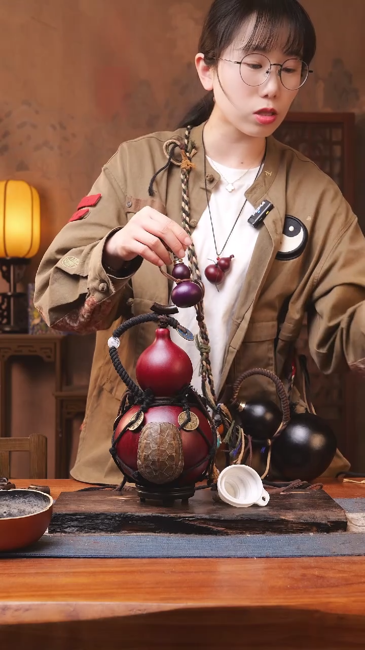 【闪购商品】265号精品大漆葫芦防腐防渗装水茶酒