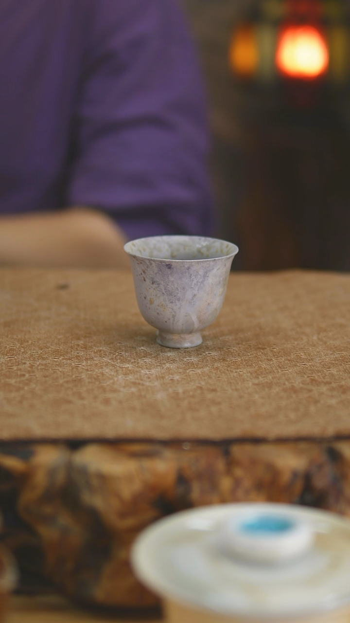 景德镇柴烧裸烧陶瓷茶杯0115