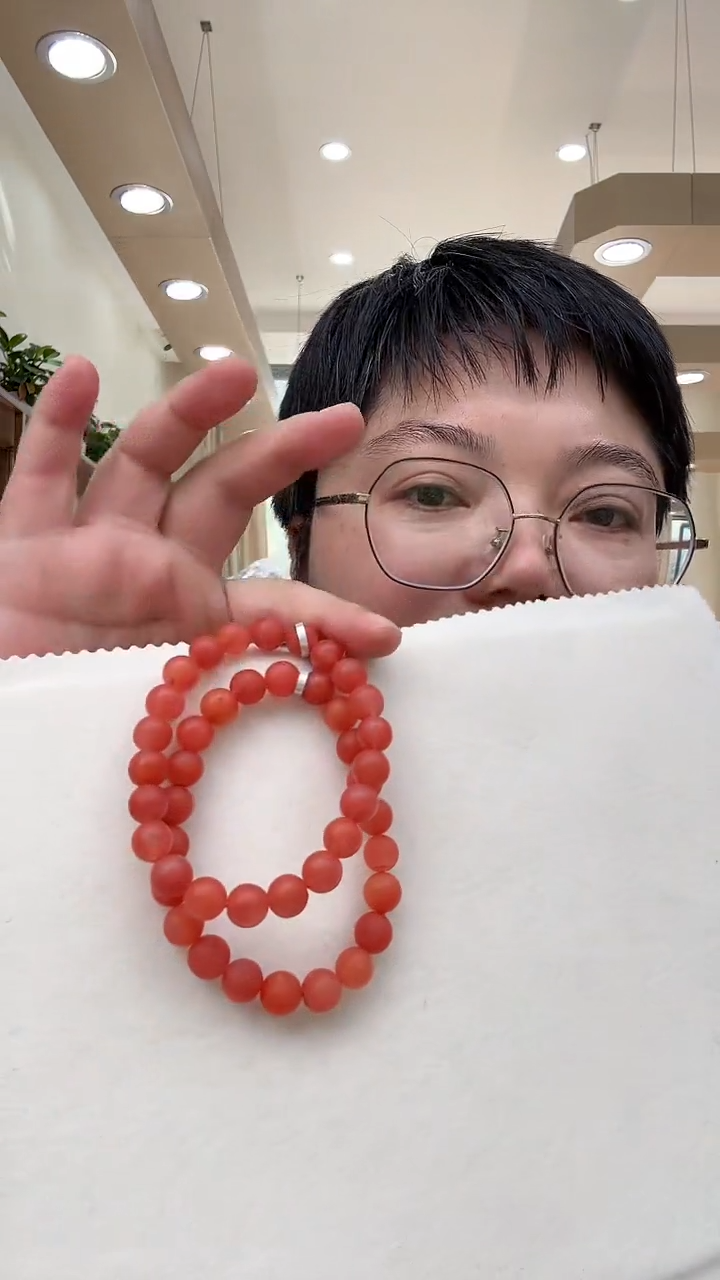 手链未镶嵌南红玛瑙南红单圈手串（多样性发货发其一）