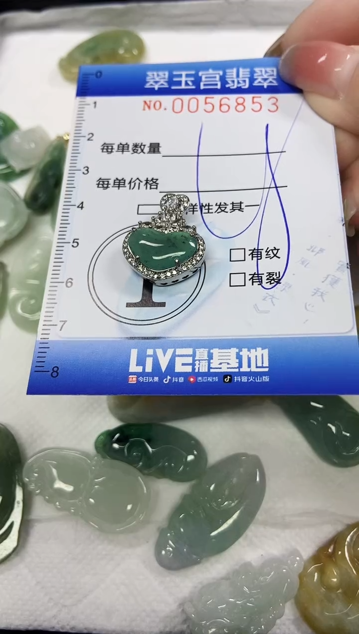 【闪购商品】翡翠颈饰未镶嵌闪购商品0056853