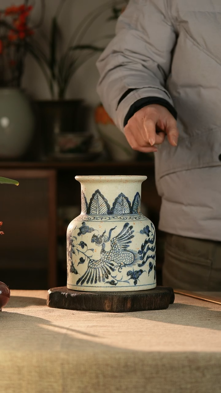 【闪购商品】瓶043景德镇陶瓷口10高20