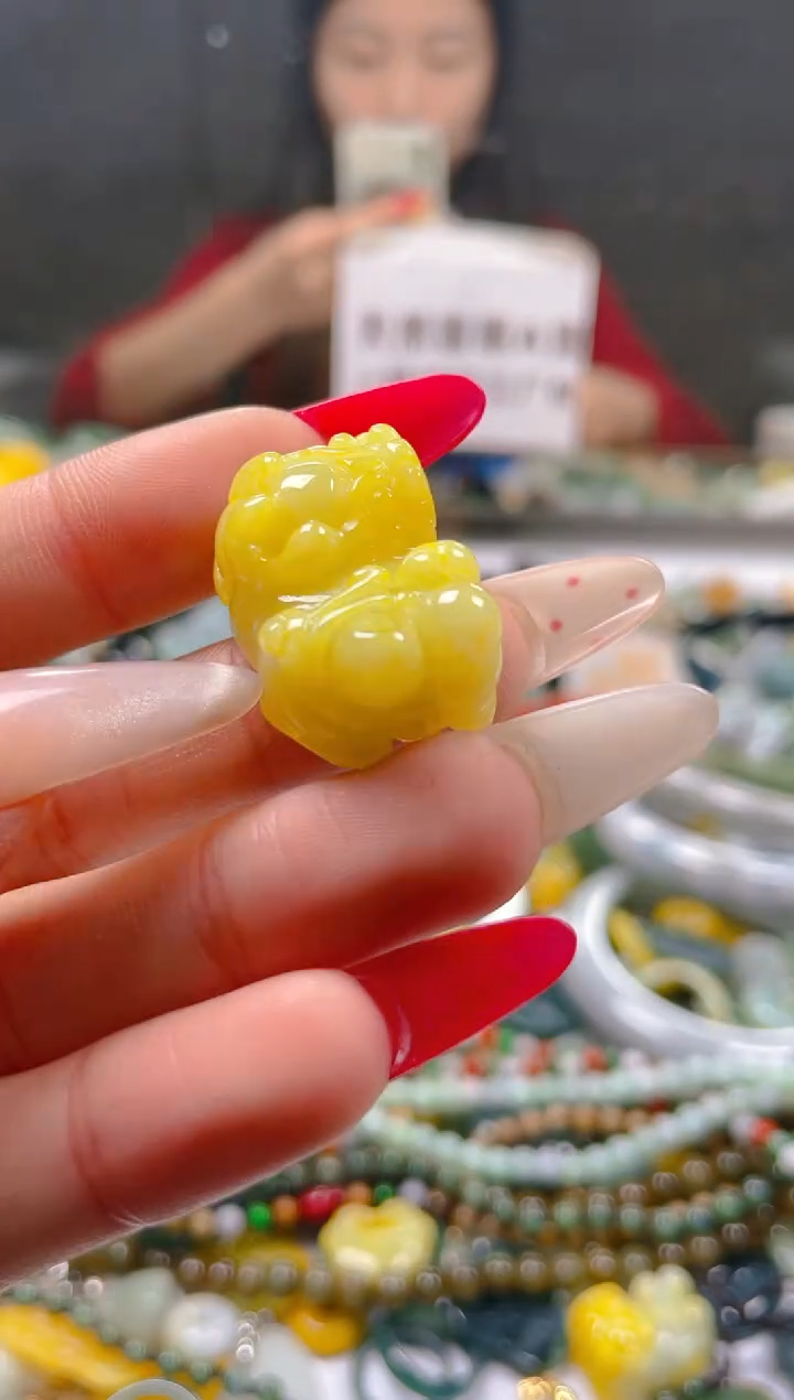 【闪购商品】翡翠颈饰未镶嵌/M/翡翠A货一图一物