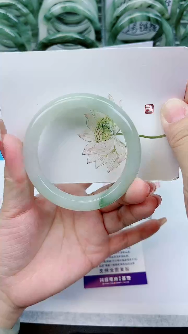 【闪购商品】石英质玉手镯未镶嵌C52号/55-56圈