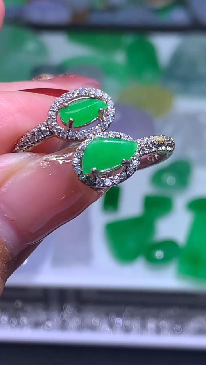 【闪购商品】翡翠颈饰银S925镶嵌净货