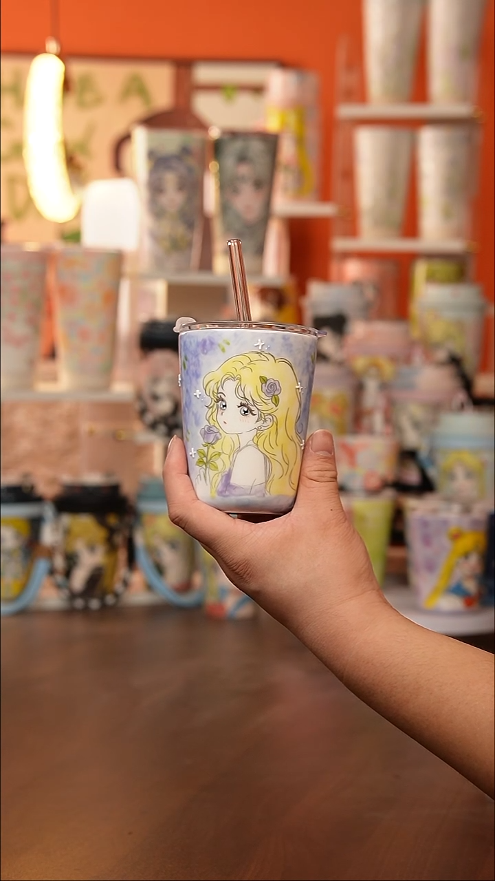 (玉泥）景德镇手工手绘文创陶瓷杯