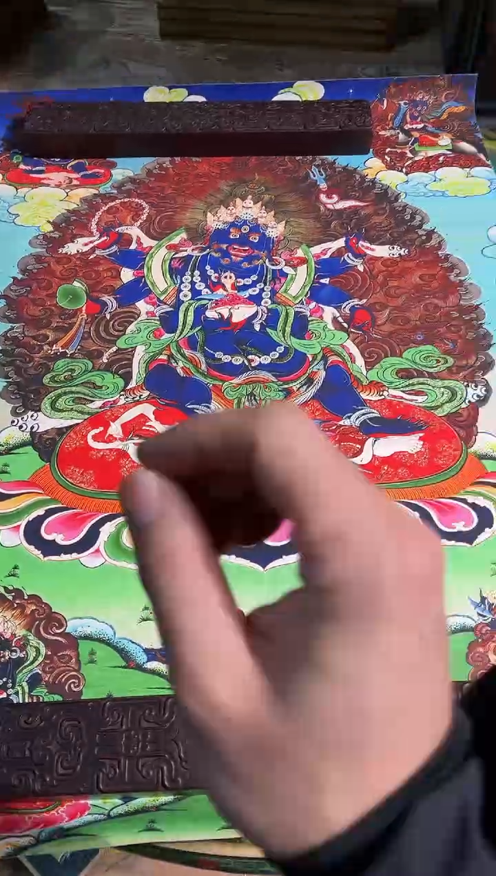 卷轴画天天的唐卡tk160