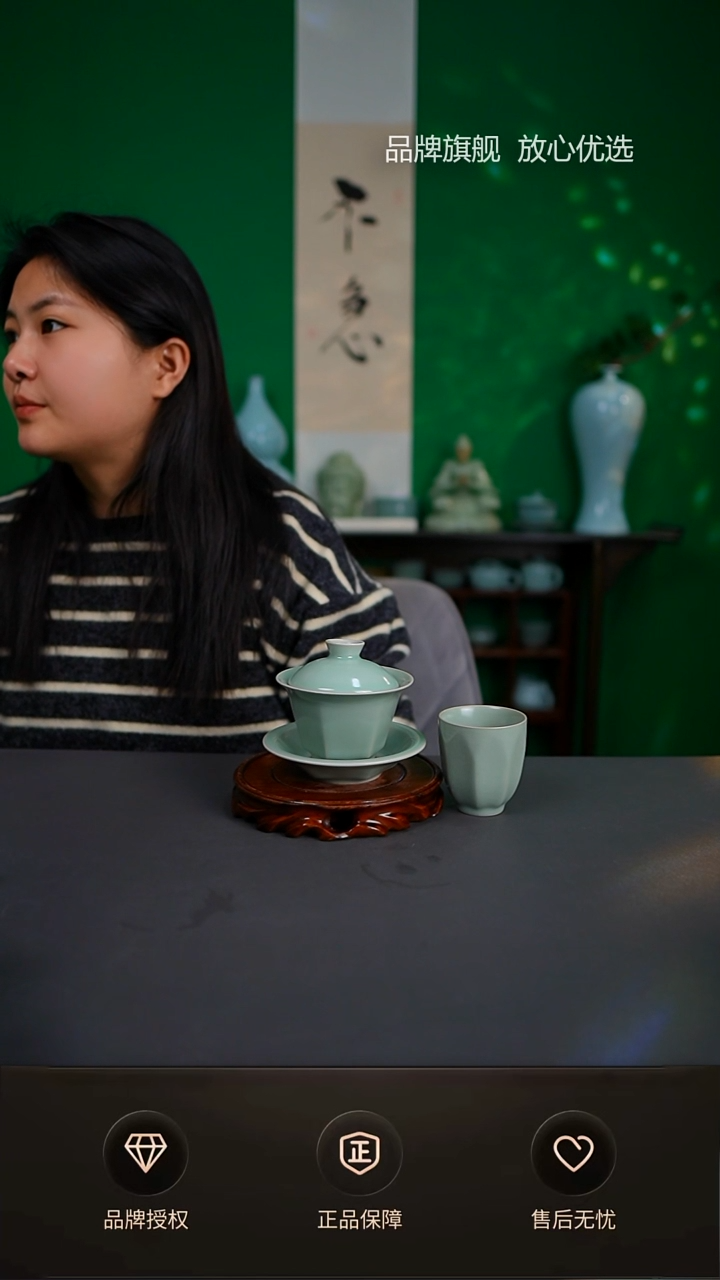 【闪购商品】杯不完美仿古盖碗送仿古单杯