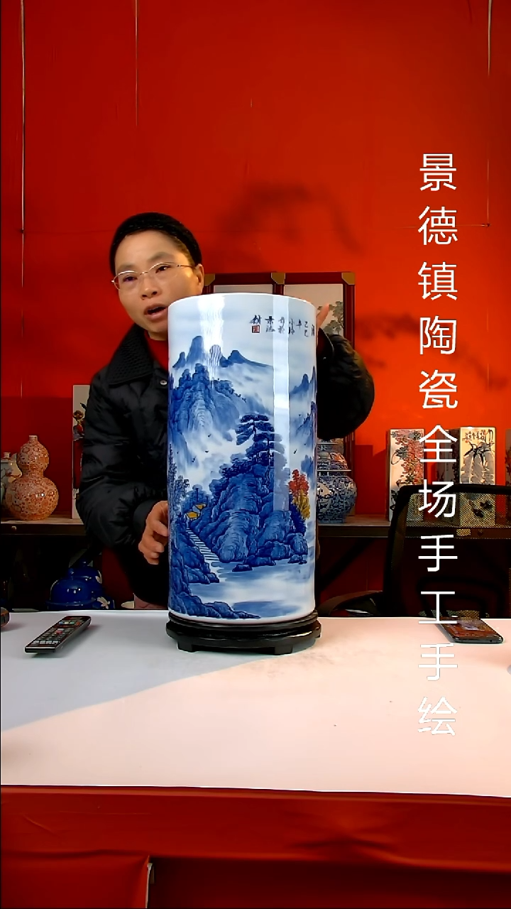 摆件陶瓷景德镇陶瓷 全场手工手绘