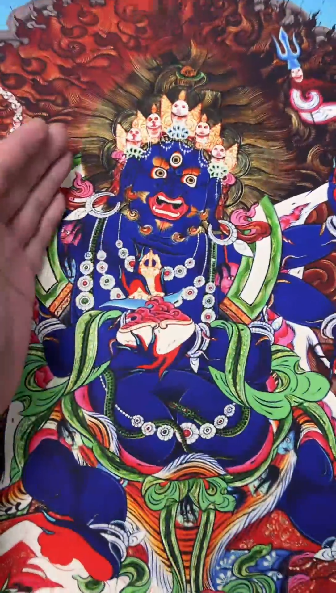 卷轴画老三的唐卡tk16