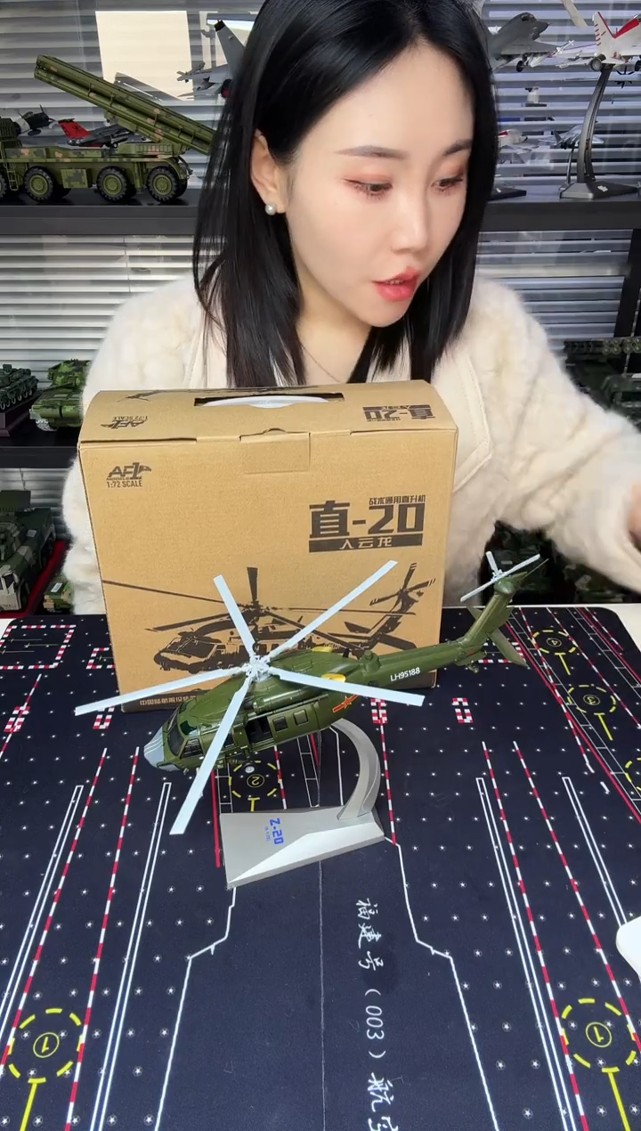 1/72直20飞机模型微瑕疵